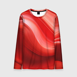 Лонгслив мужской Красная волна, цвет: 3D-принт