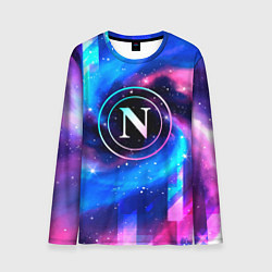 Лонгслив мужской Napoli неоновый космос, цвет: 3D-принт