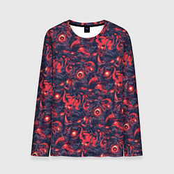Лонгслив мужской Монстры паттерн, цвет: 3D-принт