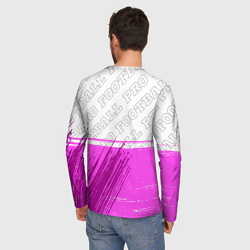 Мужской лонгслив Lyon pro football посередине / 3D-принт – фото 4