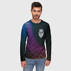 Лонгслив мужской Monaco футбольная сетка, цвет: 3D-принт — фото 2