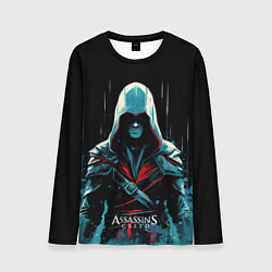 Лонгслив мужской Assassins creed ночной образ, цвет: 3D-принт