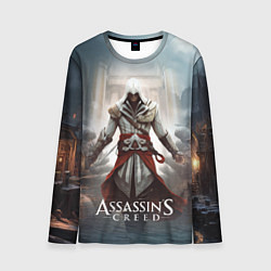 Лонгслив мужской Assassins creed poster game, цвет: 3D-принт