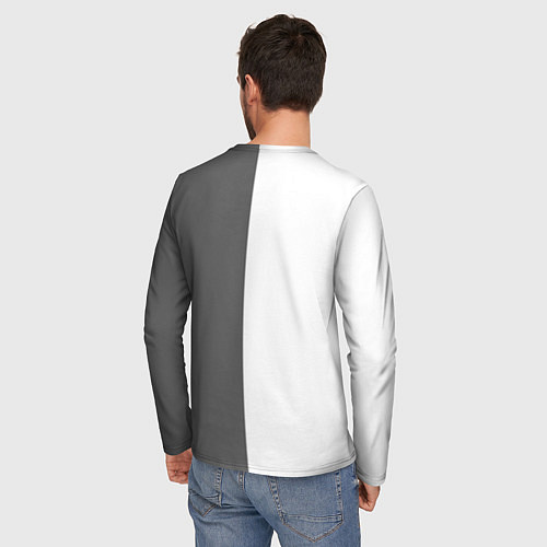 Мужской лонгслив Hippopotamus art / 3D-принт – фото 4