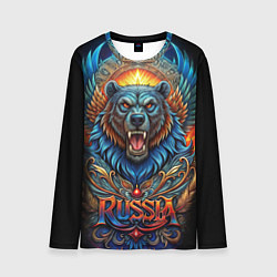 Мужской лонгслив Суровый русский медведь