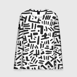 Мужской лонгслив Паттерн линиями