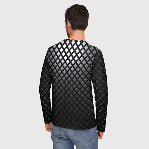 Мужской лонгслив Доспехи из карбона / 3D-принт – фото 4