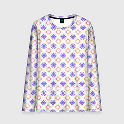 Мужской лонгслив Красивый узор цветочки