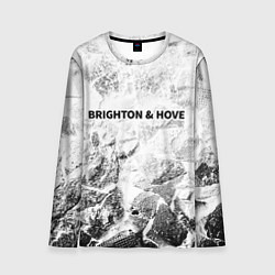 Лонгслив мужской Brighton white graphite, цвет: 3D-принт