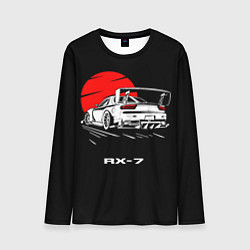 Лонгслив мужской Mazda RX-7, цвет: 3D-принт