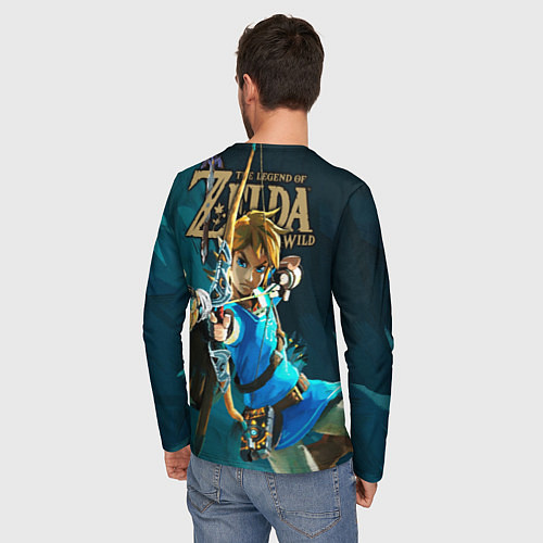 Мужской лонгслив Zelda - Link / 3D-принт – фото 4