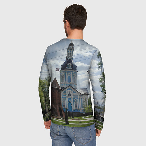 Мужской лонгслив Торопец Сторожевая башня / 3D-принт – фото 4