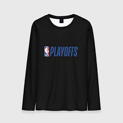 Лонгслив мужской NBA playoffs, цвет: 3D-принт