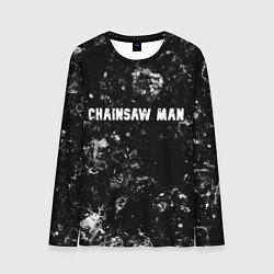 Лонгслив мужской Chainsaw Man black ice, цвет: 3D-принт