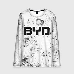 Лонгслив мужской BYD dirty ice, цвет: 3D-принт