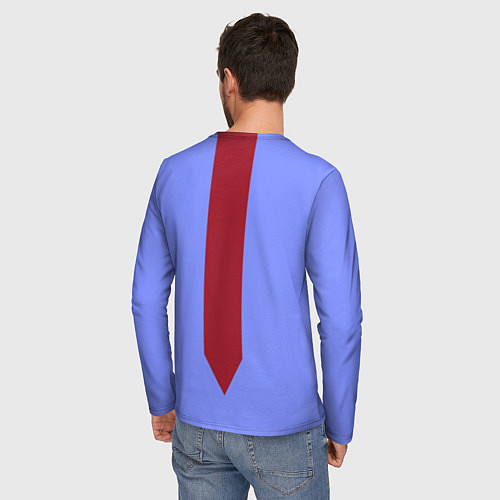 Мужской лонгслив Красная стрелка / 3D-принт – фото 4