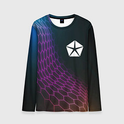 Мужской лонгслив Jeep neon hexagon