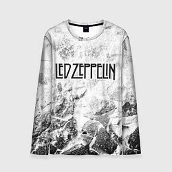 Лонгслив мужской Led Zeppelin white graphite, цвет: 3D-принт