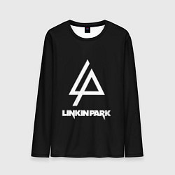 Лонгслив мужской Linkin park logo brend music, цвет: 3D-принт