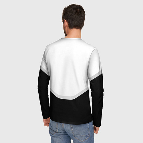 Мужской лонгслив BMW sport geometry / 3D-принт – фото 4