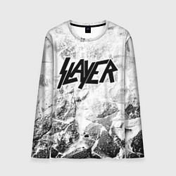 Мужской лонгслив Slayer white graphite