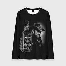 Лонгслив мужской Motorhead - Ian Kilmister whiskey, цвет: 3D-принт