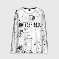 Мужской лонгслив Battlefield dirty white craters