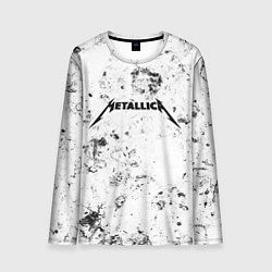 Лонгслив мужской Metallica dirty ice, цвет: 3D-принт