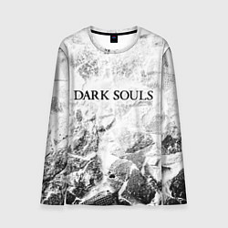 Лонгслив мужской Dark Souls white graphite, цвет: 3D-принт