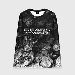 Лонгслив мужской Gears of War black graphite, цвет: 3D-принт