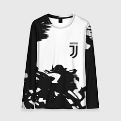 Лонгслив мужской Juventus smoke black fire, цвет: 3D-принт