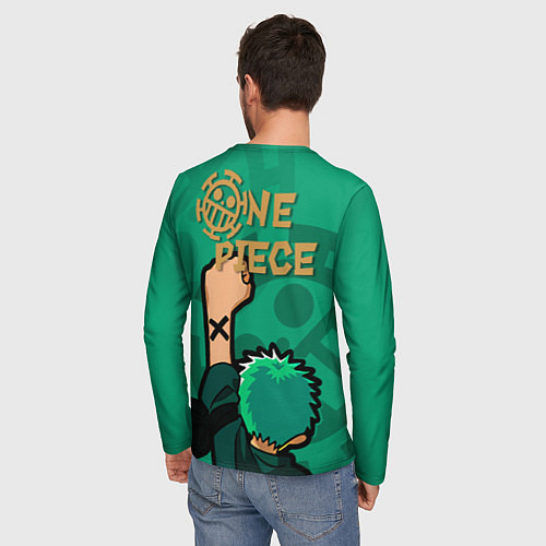 Мужской лонгслив One Piece Zoro Roronoa / 3D-принт – фото 4