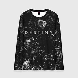 Лонгслив мужской Destiny black ice, цвет: 3D-принт