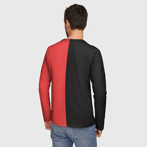 Мужской лонгслив Надпись: burning bridges building hope / 3D-принт – фото 4