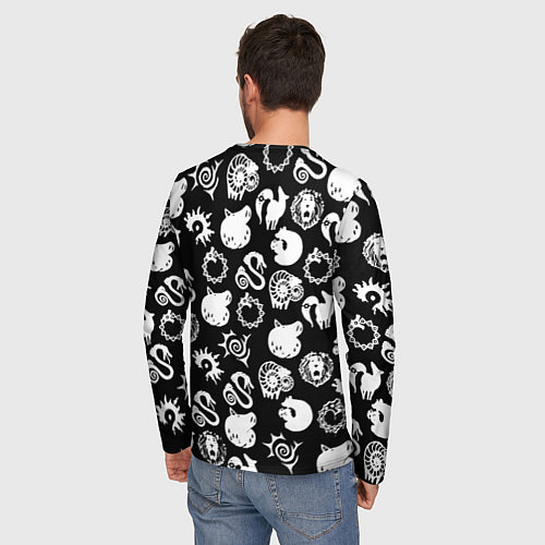 Мужской лонгслив Among us anime / 3D-принт – фото 4