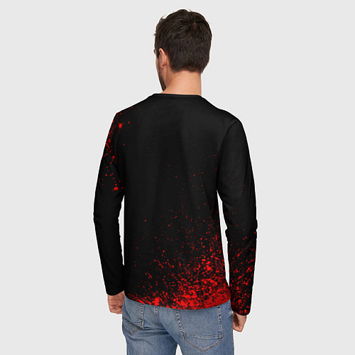 Мужской лонгслив League of Legends - red gradient / 3D-принт – фото 4