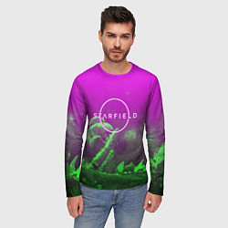 Лонгслив мужской Starfield space rpg, цвет: 3D-принт — фото 2