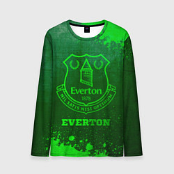 Лонгслив мужской Everton - green gradient, цвет: 3D-принт