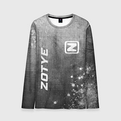 Лонгслив мужской Zotye - grey gradient вертикально, цвет: 3D-принт