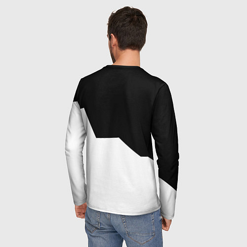 Мужской лонгслив Никогда не сдавайся - позорься до конца / 3D-принт – фото 4