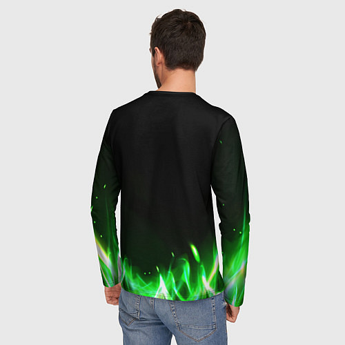 Мужской лонгслив Viscous Deadlock / 3D-принт – фото 4