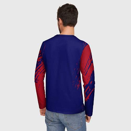 Мужской лонгслив Velial squad abstract / 3D-принт – фото 4