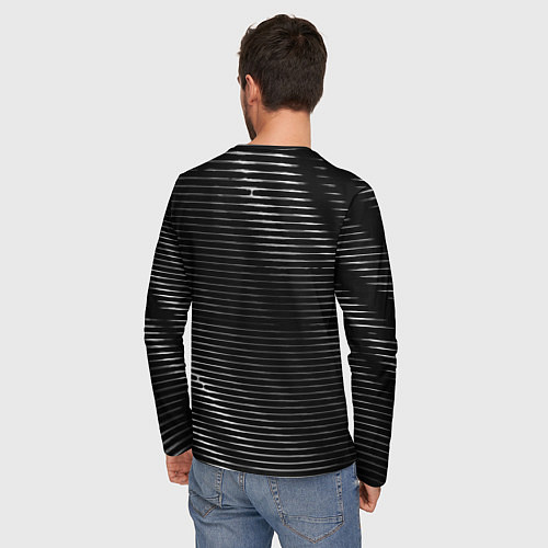 Мужской лонгслив Stumble Guys metal game lines / 3D-принт – фото 4