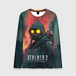 Лонгслив мужской Stalker 2 радиоактивный дым, цвет: 3D-принт