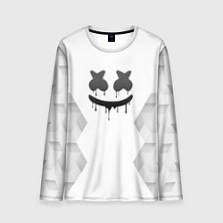 Лонгслив мужской Marshmello white poly, цвет: 3D-принт