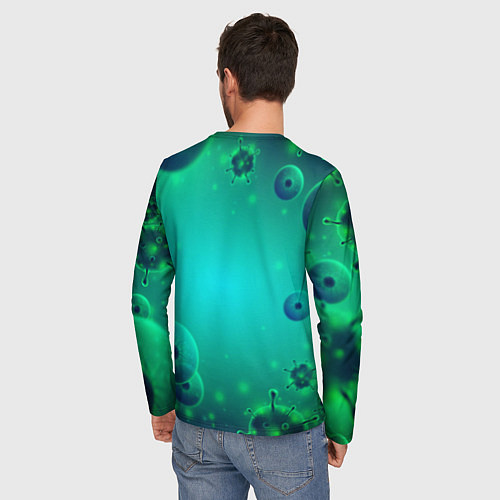 Мужской лонгслив The substance / 3D-принт – фото 4
