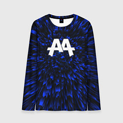 Лонгслив мужской Asking Alexandria blue energy, цвет: 3D-принт