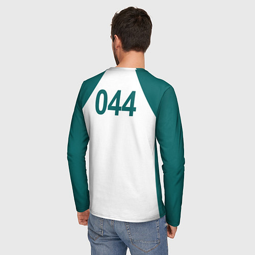 Мужской лонгслив Игра в кальмара 044 / 3D-принт – фото 4