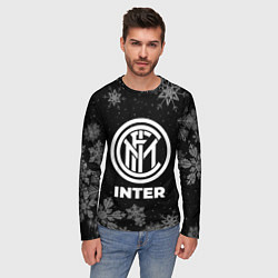 Лонгслив мужской Снежный Inter, цвет: 3D-принт — фото 2