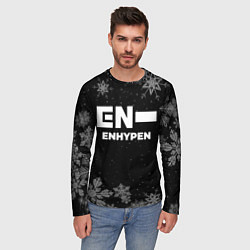 Лонгслив мужской Снежный Enhypen, цвет: 3D-принт — фото 2